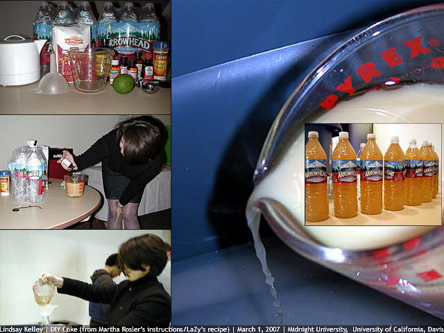 DIY Coke, March 2007, University of California Davis.