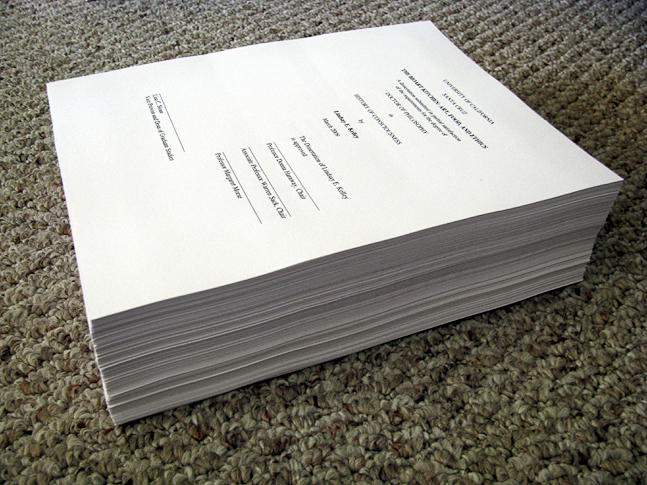 Ph.D, March 2009.